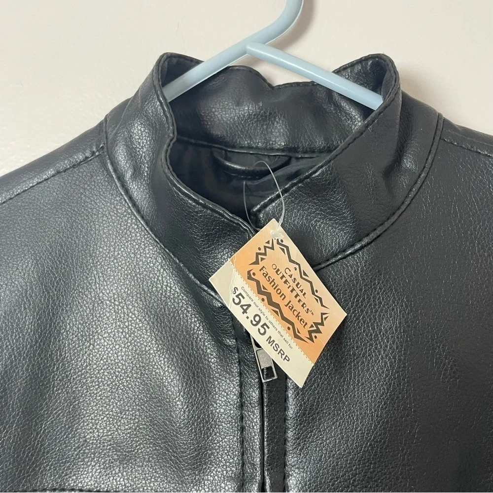 Casual Outfitters Moto Jacket - Black - Size Small - New With Tags